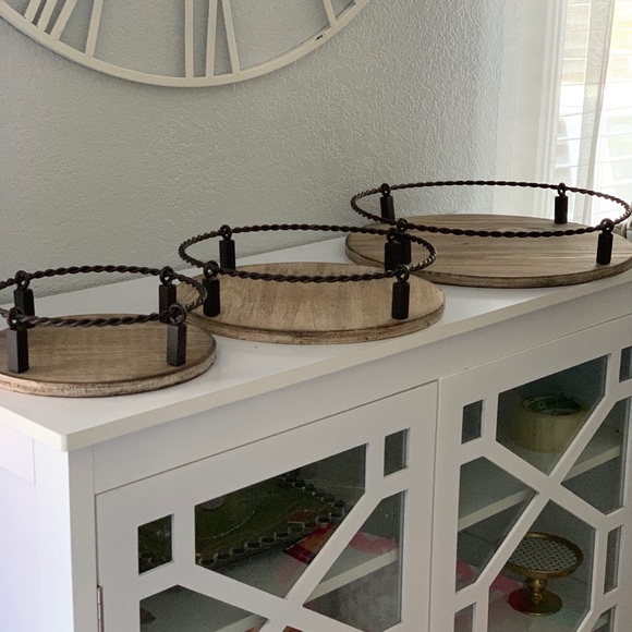 Other - Set de tres charolas estilo farm house o rústicas